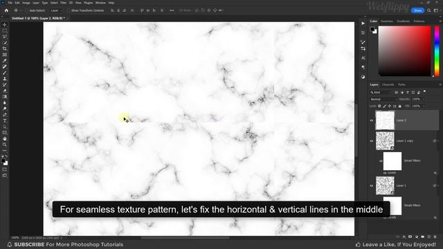 How To Make Seamless Marble Texture In Photoshop | Seamless Texture Photoshop