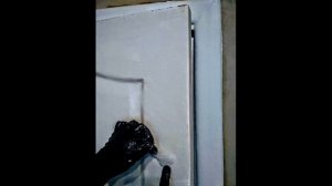Декупаж старой двери стеклообоями