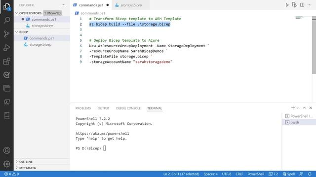 Build your first Azure Bicep template смотреть онлайн