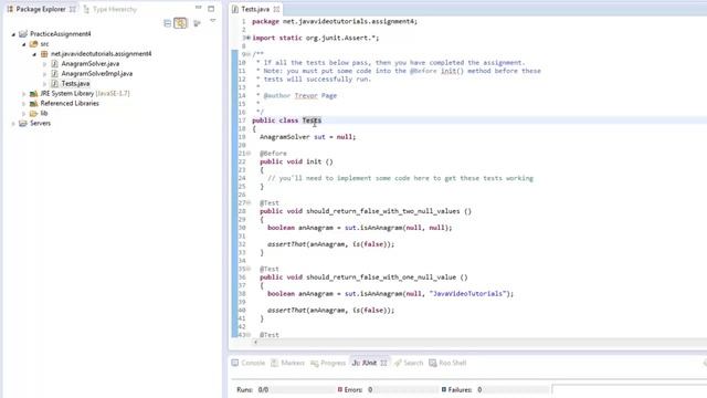 Java Practice Assignment #4 - Setup Video смотреть онлайн