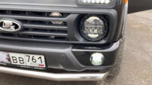 NIVA URBAN 2020 LED TUNING ФАР SAL MAN НИВА УРБАН 2020 НА СВЕТОДИОДНОЙ ОПТИКЕ В ТРИ ЭТАЖА