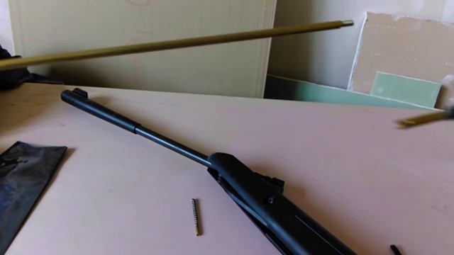 Чистка ствола пневматической винтовки. смотреть онлайн