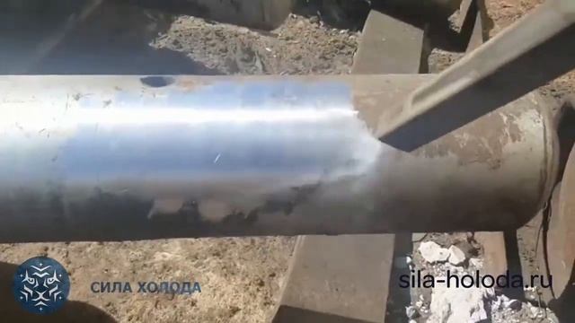 Очистка пальцев от мазута и глины сухим льдом. Компания Сила Холода смотреть онлайн