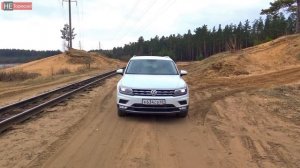 Новый Volkswagen Tiguan. Тест-драйв, обзор (оффроад). Песок, бездорожье, проходимость