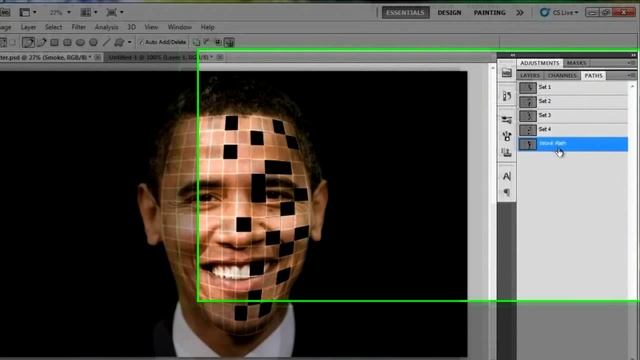 Face Shatter (Part 2/2) - Photoshop CS5 Advanced Tutorial смотреть онлайн