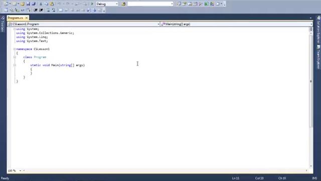 C# Урок 1 Основы языка C# + где скачать программу. смотреть онлайн