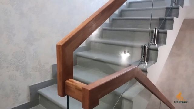 Стеклянные ограждения на стойках-стеклодержателях смотреть онлайн