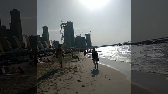 Пляж Марина бич Дубай ОАЭ смотреть онлайн