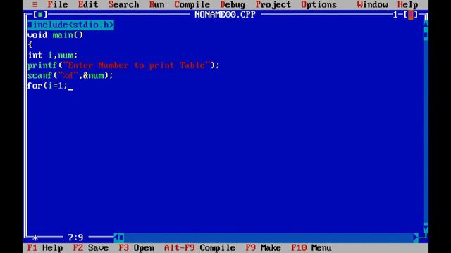 Write a program to print multiple table | 2*2=4,2*3=6 ,..... смотреть онлайн