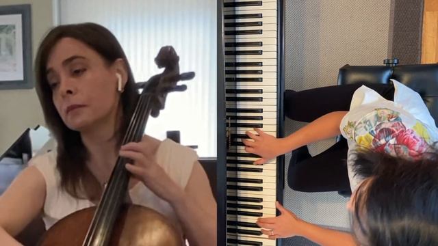 Orientale by Enrique Granados for cello and piano, performed by Duo Amie смотреть онлайн