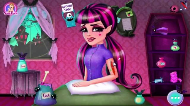 59 ► Doctor games - Draculaura arm surgery doctor game смотреть онлайн