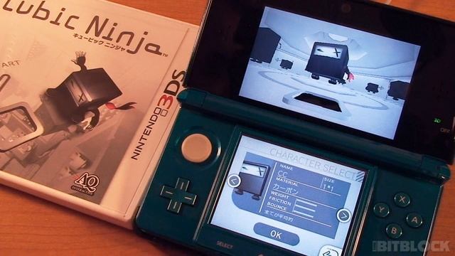 3DS FIRST LOOK - Cubic Ninja (Puzzle Navigation Game!) смотреть онлайн