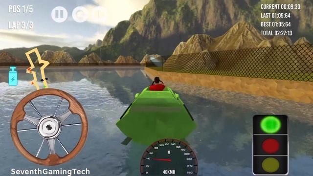 Boat Racing Simulator Gameplay Walkthrough ??? Xtreme Power Boat Racing Game (Android, iOS) FHD смотреть онлайн