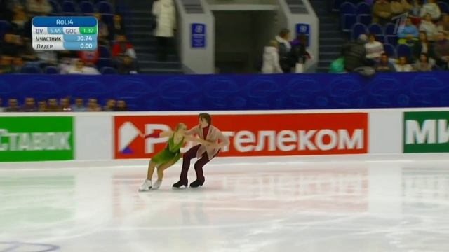 Екатерина Миронова - Евгений Устенко. Ритм-танец. Танцы на льду. Казань. Гран-при России 2022 смотреть онлайн