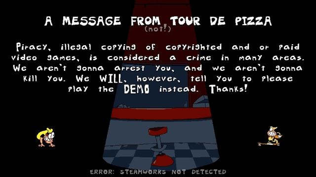 The Inevitable Pizza Tower Anti-Piracy Screen (Pizza Tower) смотреть онлайн