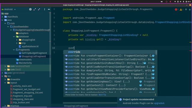 Kotlin App: Budget Shopping List part 5, Intro to navigation смотреть онлайн