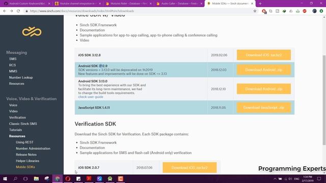 #8 App to App Calling using Firebase & Sinch SDK Android Studio Tutorial смотреть онлайн