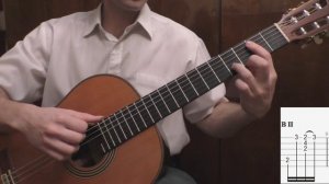 Мар дяндя. Как играть на гитаре. Видеоурок. 1/7 часть