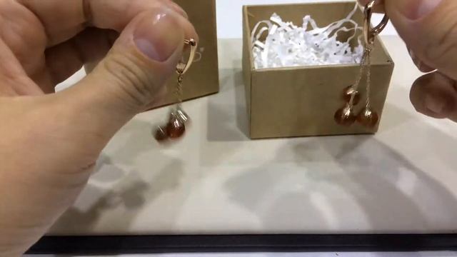 Серьги 2567 из красного золота 585 пробы с янтарем смотреть онлайн