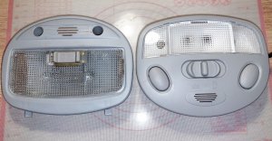 Как заменить лампы в плафоне освещения салона на Гранте