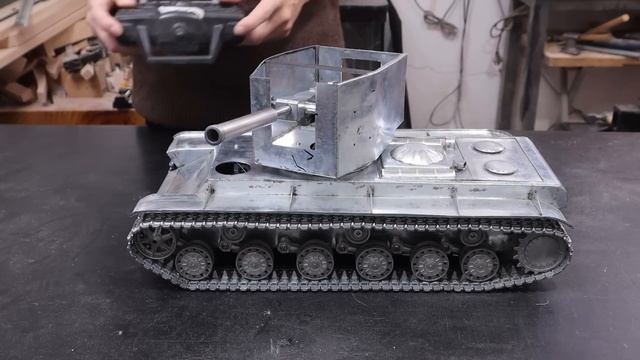 Build Metal Tank KV-2 | How To Make a Tank out of Metal | Remote-Controlled Tank смотреть онлайн