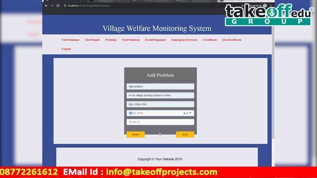 Village Welfare Monitoring System || Java Web Application Projects || Java Projects смотреть онлайн