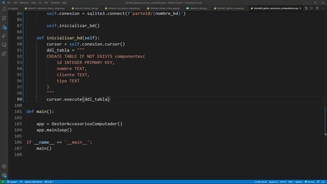 Python Curso V2: 758 5/7 App Tkinter para Gestión de Accesorios y Repuestos para Computador смотреть онлайн