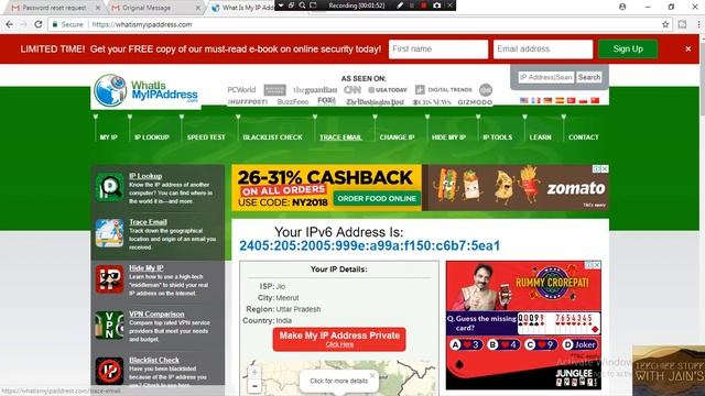 how to find IP address from email id смотреть онлайн