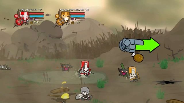 #1 играем в Castle Crashers с MegaBuckzor смотреть онлайн