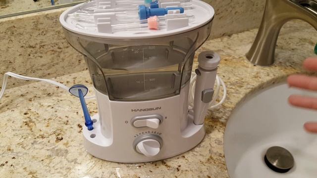 Hangsun Water Flosser HOC200 Oral Irrigator Family Dental Water Jet for Teeth Braces ACO смотреть онлайн