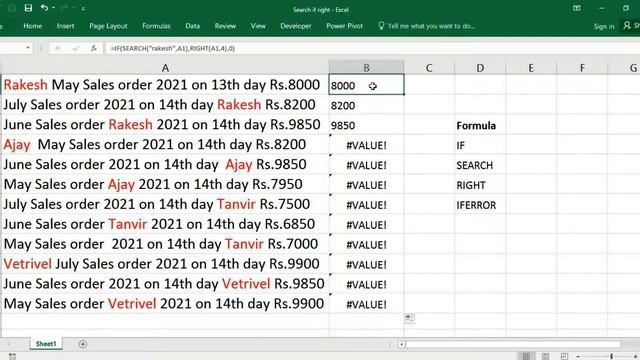 excel search function multiple values (numbers) and texts | Excel Tutoring смотреть онлайн