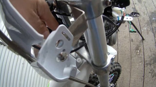 LED лампа в фару питбайка H6 Ba20d 6000k смотреть онлайн