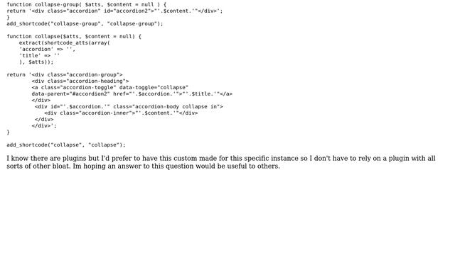 Wordpress: Shortcode for Twitter Bootstrap Collapse смотреть онлайн