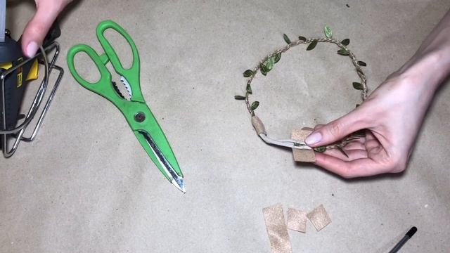 ECO Style Hairband Greek Wreath / Crown #DIY #Tutorial смотреть онлайн