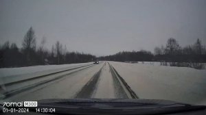 Трасса Кострома-Иваново 01.01.24