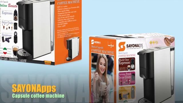 SAYONApps Multi coffee Capsule Machine смотреть онлайн