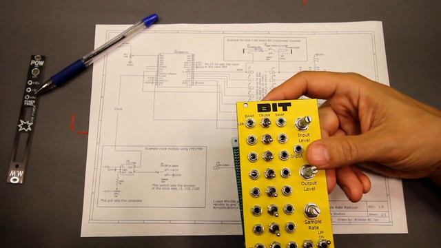 Panel and Schematics for the Bitcrusher/bitswapper/sample rate reducer смотреть онлайн