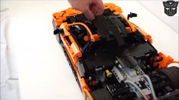 Lego Technic MOC McLaren P1 hypercar 1 8   w  manual + RC instructions