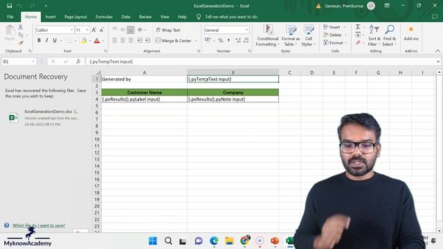 Generate Excel file in Pega смотреть онлайн