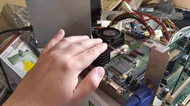 сборка Pentium 1 ATX из деталей ржавого Pentium'а