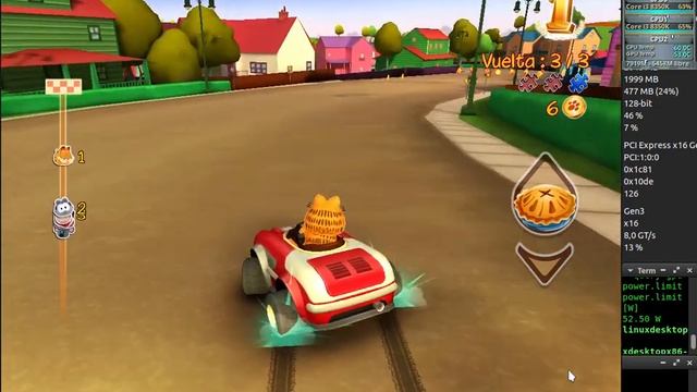 Garfield Kart D9VK Test 48fps NVENC x64 + Sound (Core i3 8350K) + Nvidia 418.52 смотреть онлайн