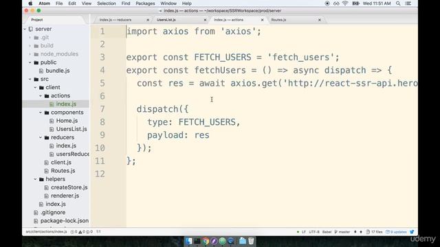 Babel Poly fill Integrating Support for Server Server Side Rendering with React and Redux смотреть онлайн