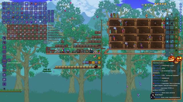 Terraria прохождение за мага - Герцог Рыброн и Культист-лунатик #12 смотреть онлайн