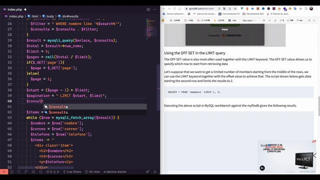 [5] APRENDE a Paginar ahora con PHP y MySQL смотреть онлайн