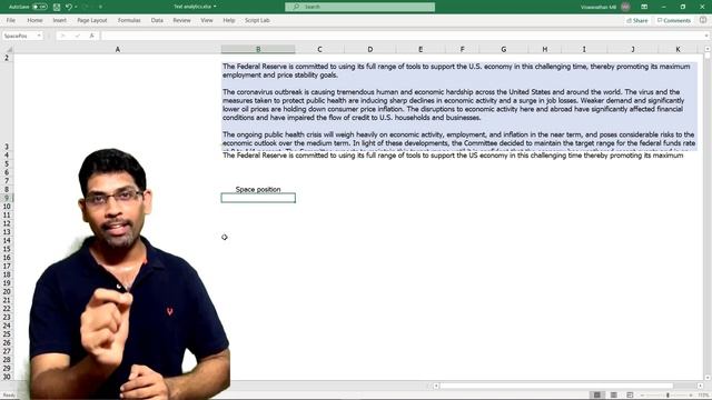 How to extract individual words from a string in MS Excel? | How to create word cloud in MS Excel? смотреть онлайн