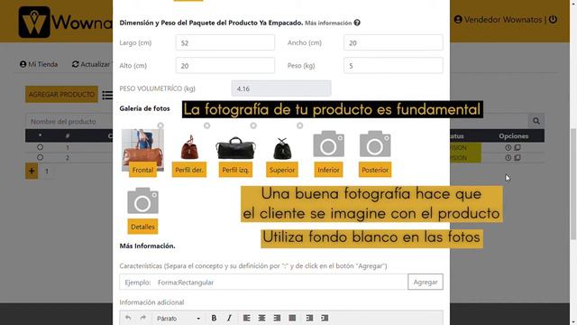 Paso 4 Tienda: Alta de producto con variante de colores смотреть онлайн