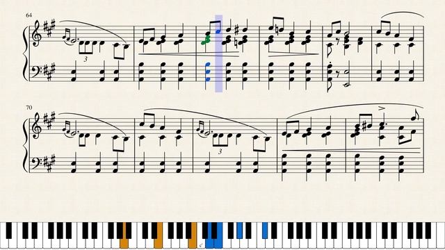 Chopin, Mazurka Op. 17, No. 4 in A minor. [Piano Tutorial + Sheets] смотреть онлайн