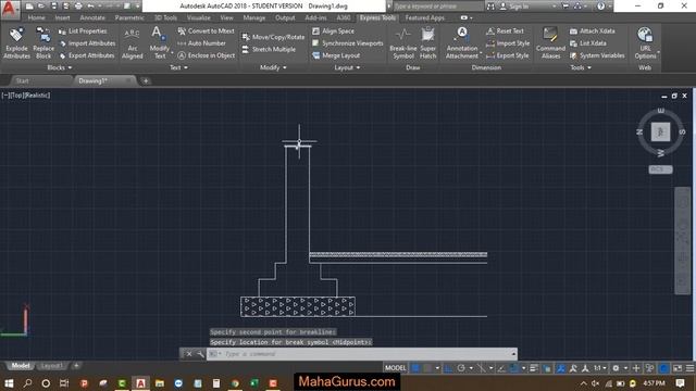 How to Create Break line Symbol in Autocad- Breakline Symbol in Autocad смотреть онлайн