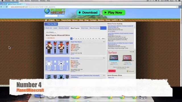Top 5 Minecraft Skin Website [MINECRAFT]