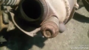 Снял двигатель Ниссан Премьера